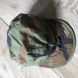 1988 Army BDU Woodland Camo Print Utility Cap